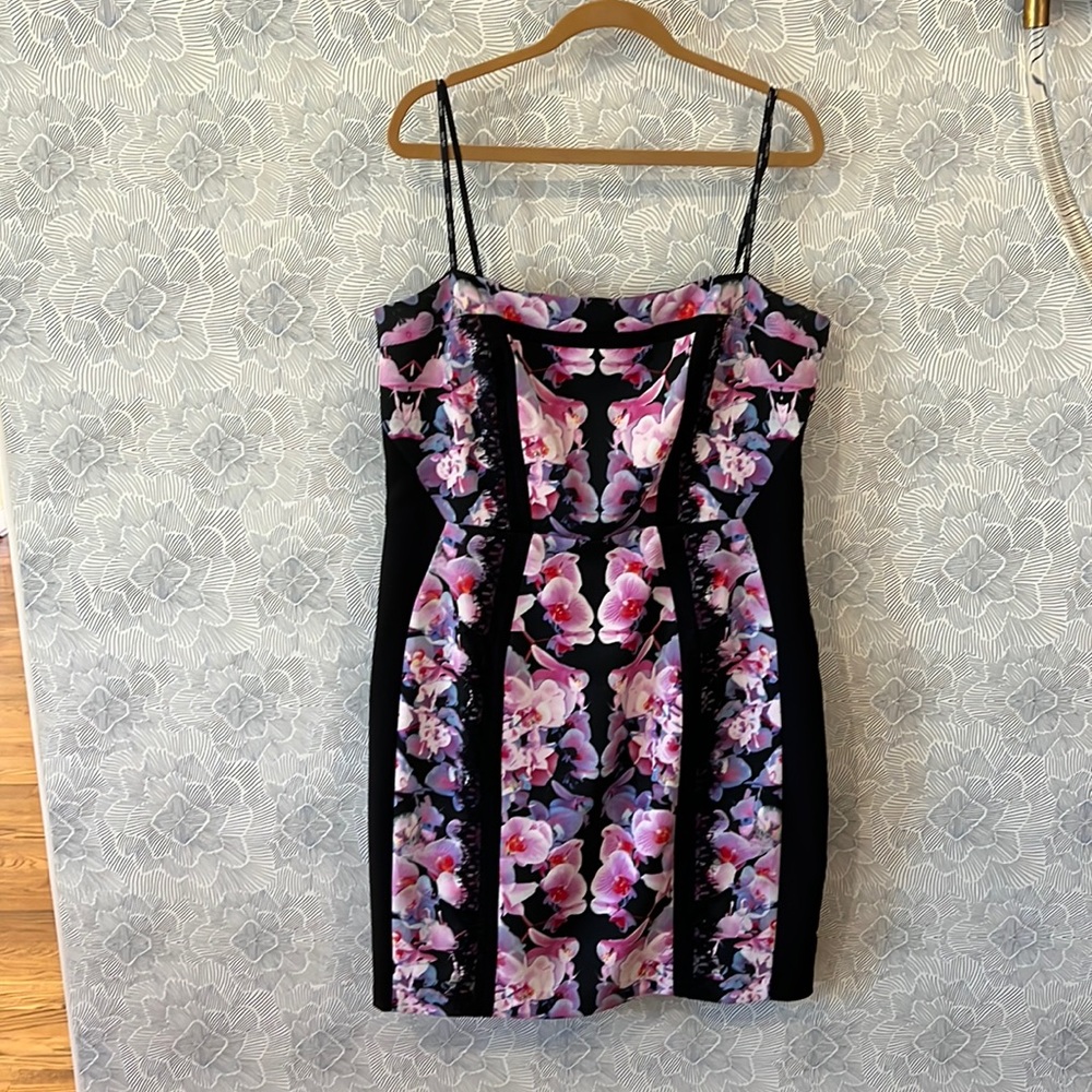 Strapless City Chic Orchid Dress